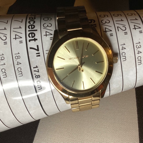 Michael Kors Gold-tone Mini Slim Runway Women’s Watch MK-3512 - Picture 12 of 12